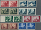 Kroatien: 1941-1942. Pictorials. Group Of Thirteen Out Of Nineteen Values, Perf L11-12, Various Type - Kroatien