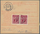 Kroatien: 1942. 50b Red/chamois Parcel Card Accompanying A 5 Kg. Parcel To An Address In BRCKO, Addi - Croatie