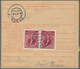 Kroatien: 1942. 50b Red/chamois Parcel Card Accompanying A 5 Kg. Parcel To An Address In BRCKO, Addi - Kroatien