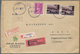 Kroatien: 1944. “JAKOB HVALKA” Business Envelope Despatched Registered Express To BERNE, Correct Rat - Croatie