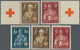 Kroatien: 1941, Red Cross, 2 K And 4 K With Engraver Mark And Decorative Field, Usual Gumming And On - Croatie