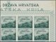 Kroatien: 1942 (25 Mar). Aviation Fund. VARIEETY. 2K + 2K Brown, 2.50K + 2.50K Green, 3K + 3K Lake A - Croatia