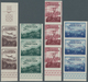 Kroatien: 1942. Aviation Fund. 2K+2K Brown, 2.50 K + 2.50 K Green, 3 K + 3 K Lake And 4 K + 4 K Blue - Croatia