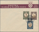 Kroatien: 1943, 2 K / 7 K Work Service Imperforated With Print Of Phase 4 On The Back, Used From The - Croatia