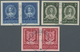 Kroatien: 1943, Famous Croats As Used, Unperforated Set In Horizontal Pairs. ÷ 1943, Berühmte Kroate - Croatia