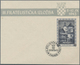 Kroatien: 1943, Philatelic Exhibition In Zagreb With Engraver Mark, Single Piece Imperforated, Block - Kroatien