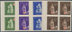 Kroatien: 1943 (3 Oct). Red Cross Fund. Set Of Ten, IMPERF, In Superb Mint Never Hinged Blocks Of Fo - Croatia