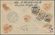 Lettland: 1925. Registered Value Declared Letter (425 Frs) To An Address In Czechoslovakia, Franked - Latvia