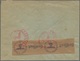 Lettland: 1940. Registered Letter To PRAGUE Franked 40c Dull Blue And Lilac-carmine (Michel 386, Sin - Latvia