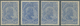 Liechtenstein: 1916, 25 H. Mittelultramarin, Normales Papier, Vier Werte, Ungebraucht Mit Originalgu - Covers & Documents