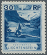 Liechtenstein: 1930, 30 Rp. Landschaften In Der Guten Mischzähnung 11 1/2 : 10 1/2 Sauber Ungebrauch - Briefe U. Dokumente