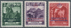 Liechtenstein - Dienstmarken: 1932, Freimarken "Landschaften" Mit Farbigem Waagerechtem Aufdruck, Dr - Dienstmarken