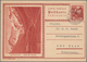 Liechtenstein - Ganzsachen: 1931. Bild-Postkarte 20 Rp Rot Mit Bild "Valüna-Alpe" Von "Vaduz 7.12.31 - Stamped Stationery