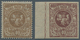 Litauen: 1919, Postage Stamps: Coat Of Arms Drawing 40 Sk In Grey-brown Instead Of Red-brown, Unused - Lithuania