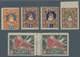 Litauen: 1921, Postage Stamps Grand Prince Kestutis 80 Sk With Centre Green-blue, 1 A Centre Blue An - Lithuania