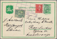 Litauen - Ganzsachen: 1935, Postal Stationery Card P 20Ia Uprated From Kaunas To Prague With Long Me - Lithuania