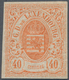 Luxemburg: 1859. 40 Centimes, Orange-red, Good Margins All Around, Mint With Original Gum. Certifica - Autres & Non Classés
