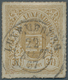 Luxemburg: 1866, 37 1/2 C. Coat Of Arms In Oval With Central LUXEMBURG Cds And Variety "Centines" In - Autres & Non Classés