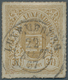 Luxemburg: 1866, 37 1/2 C. Coat Of Arms In Oval With Central LUXEMBURG Cds And Variety "Centines" In - Other & Unclassified