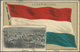 Luxemburg - Besonderheiten: 1919, Ppc Showing Flag Of Luxemburg And A Small Picture Of Diekirch Sent - Autres & Non Classés