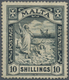 Malta: 1919, 10sh. Black, Wm Crown CA, Unused, Slightly Soiled, Regummed. - Malte