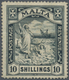 Malta: 1919, 10sh. Black, Wm Crown CA, Unused, Slightly Soiled, Regummed. - Malta