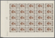 Monaco: 1949, 100th Birthday Of Prince Albert I. Complete Set Of Eight In IMPERFORATE Blocks Of 25 F - Oblitérés