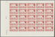 Delcampe - Monaco: 1949, 100th Birthday Of Prince Albert I. Complete Set Of Eight In IMPERFORATE Blocks Of 25 F - Oblitérés