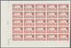 Delcampe - Monaco: 1949, 100th Birthday Of Prince Albert I. Complete Set Of Eight In IMPERFORATE Blocks Of 25 F - Used Stamps