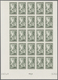 Delcampe - Monaco: 1949, 100th Birthday Of Prince Albert I. Complete Set Of Eight In IMPERFORATE Blocks Of 25 F - Gebraucht