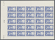 Delcampe - Monaco: 1949, 100th Birthday Of Prince Albert I. Complete Set Of Eight In IMPERFORATE Blocks Of 25 F - Oblitérés