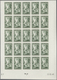 Delcampe - Monaco: 1949, 100th Birthday Of Prince Albert I. Complete Set Of Eight In IMPERFORATE Blocks Of 25 F - Oblitérés