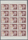 Monaco: 1963, Birth Centenary Of Pierre De Coubertin, 1fr. Imperforate Block Of 15, Unmounted Mint, - Gebraucht