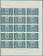 Delcampe - Monaco - Portomarken: 1946/1950, Postage Dues ‚ornaments‘ Complete Set Of 11 In IMPERFORATE Blocks O - Taxe