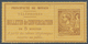 Monaco - Ganzsachen: 1892, Telephone Billet, 50c. Brown On Yellow, Unused No Gum As Issued. Maury 1, - Postal Stationery