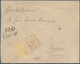 Montenegro: 1890, Registered Envelope To KUPRES, Bosnia Franked With 1879 Second Printing 2n Yellow - Montenegro