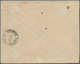 Montenegro: 1890, Registered Envelope To KUPRES, Bosnia Franked With 1879 Second Printing 2n Yellow - Montenegro