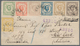 Montenegro: 1890, Envelope Registered To New York Bearing Complete Set Of Second Printing 2n To 25n - Montenegro