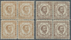 Montenegro: 1890. Prince Nicholas. Third Printing. Set Of Seven, Perf 10½, Stamps 2-2½ Mm Apart, Thi - Montenegro