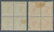 Montenegro: 1890. Prince Nicholas. Third Printing. Set Of Seven, Perf 10½, Stamps 2-2½ Mm Apart, Thi - Montenegro