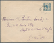 Montenegro: 1892, Envelope To Switzerland, Franked With SECOND PRINTING 10n Blue, Perf 12, Tied By S - Montenegro