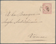 Montenegro: 1893, Envelope To Austria, Franked 7n Dark Red, Perf 11½ Of THIRD PRINTING, Tied By “CET - Montenegro