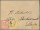 Montenegro: 1894, Envelope (reduced At Right Where Opened) To Dubrovnik Franked With Second Printing - Montenegro