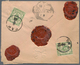 Montenegro:  1894, Envelope Registered To Italy (DIENA Correspondence) Franked Second Printing 7n Ro - Montenegro