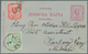 Montenegro - Ganzsachen: 1898. 5 N Carmie/pale Blue Prince Nicholas Letter Card Addressed To KAROLVY - Montenegro