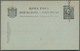 Montenegro - Ganzsachen: 1902. Prince Nicholas Stationery Card. PROOF. 10 H Bacl/greenish, Showing V - Montenegro