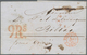 Niederlande - Vorphilatelie: 1844, Foreign Letter From EDAM With Hand Written "Franco Grenze" And Sp - ...-1852 Vorläufer