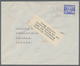 Niederlande: 1941. Envelope Addressed To Osaka, Japan, Bearing Yvert 373, 12½ C. Ultramarine Tied By - Autres & Non Classés