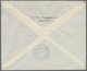 Niederlande: 1941. Envelope Addressed To Osaka, Japan, Bearing Yvert 373, 12½ C. Ultramarine Tied By - Autres & Non Classés