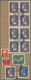 Niederlande: 1946, Definitives "Wilhelmina", Large Fragment Bearing 96.31gld. Franking Incl. 10gld. - Autres & Non Classés